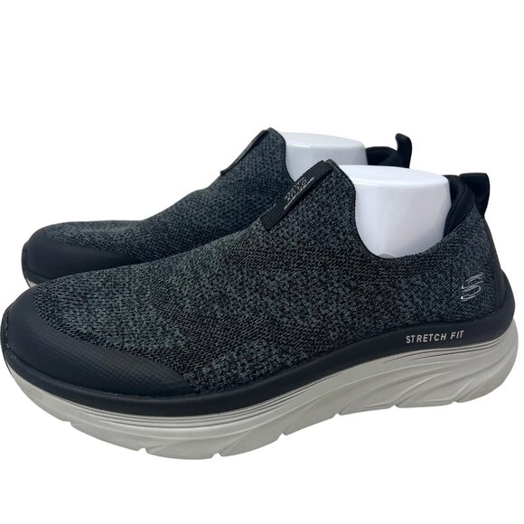 Skechers D\'Lux Mens Mesh Gray‎ Extra Wide Sneaker 232163WW Slip On Size 9.5WW main image 7
